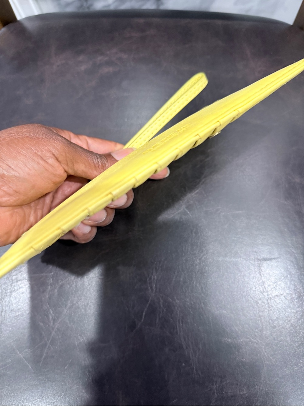 American Leather Co. Citrus YellowLeather Accessory - Picture 12 of 12